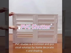 Customizable Size  PVC Casement WindowsElectric  Upvc Awning Window With Shutters