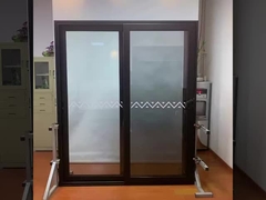 Thermal Break Aluminum Sliding Door with Double Glazing for Balcony