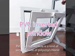 PVC Hung Window Customized Product Good Sealing Double Tempered Glass