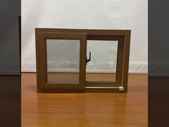 Stains Resistant  Modern Pvc Vertical Sliding Windows Scratches Resistant  Pvc Wood Sliding Windows