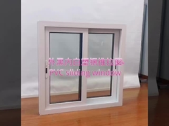 Office Home  PVC Sliding Windows Reinforced Steel Upvc Window Sliding Door