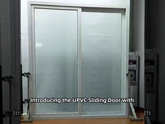 Customizable PVC Sliding Glass Doors Classic Popular Upvc Sliding Glass Door