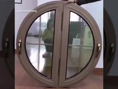 EPDM Rubber Weatherstripping Aluminum Circle Windows Round Upvc Double Glazed Windows