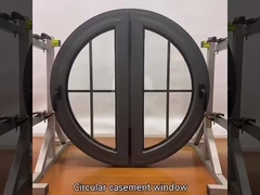 Silicone Commercial Aluminum Casement Windows EPDM Aluminum Crank Out Windows