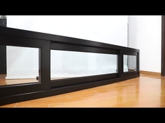 Weather Proof Vertical Sliding Windows Aluminium And Glass Window For Offices Hotels