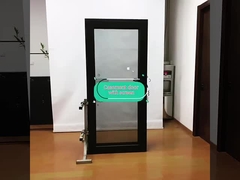 Waterproof Aluminium Hinged Doors Wather Resistant Single Hinged Aluminium Doors