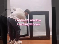 Waterproof Weatherproof Aluminium Slat Window Awning Black Aluminum Frame Awning Windows