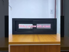 Double Glaze Slide Up Aluminum Window Powder Coated Aluminium Window Glass